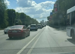 Ошибку в дорожной разметке заметили жители Воронежа 