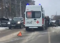 Последствия страшной аварии в воронежском Тепличном сняли на видео