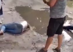 Трех пострадавших пешеходов на проспекте Труда сняли на видео в Воронеже 