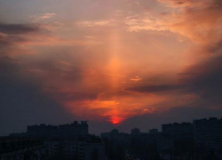 Редкое явление заметили в небе воронежцы