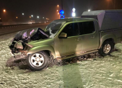 Детей доставили в больницу после ДТП на заснеженной трассе под Воронежем