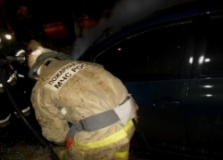 «Лада-Калина» сгорела за 15 минут в Воронеже