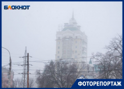 Воронеж превратился в Лондон из-за циклона "Роксана"