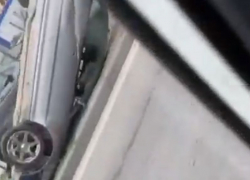 Очередную машину-«перевертыша» сняли на окружной дороге Воронежа