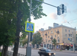 Новый пешеходный переход поставили в центре Воронежа