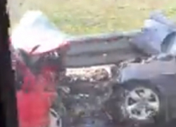 Три человека пострадали в чудовищном массовом ДТП в Воронеже