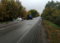 Три грузовика столкнулись в Воронежской области 