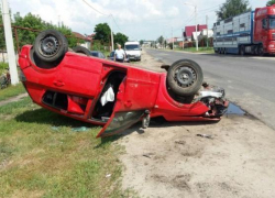 В сильной аварии в Воронеже пострадали два человека