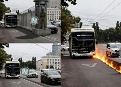 Фантазиями на тему рабочих делиниаторов для метробуса поделились воронежцы