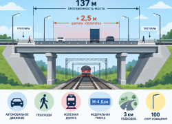"Горбатый" мост откроют на три месяца раньше срока в Воронежской области