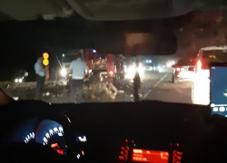 Четыре машины и мотоцикл столкнулись на трассе М-4, погибли два человека