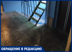 Последствия девятиэтажного потопа сняли в Воронеже 