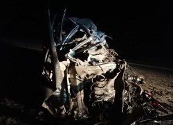 Последствия смертельного столкновения фуры и Lada Granta показали в Воронежской области 