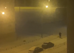 «Обмельчал народ»: воронежец снял самое грустное видео с уборкой снега 