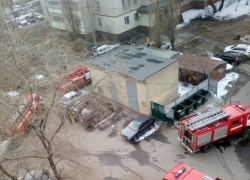 Из-за пожара в центре Воронежа пришлось эвакуировать людей