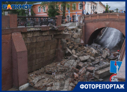 Как выглядел Каменный мост после ЧП в Воронеже
