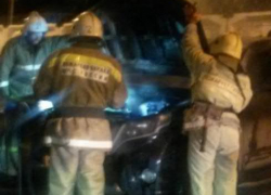 Воронежцы вновь проявляют бдительность: они потушили загоревшееся авто до приезда МЧС