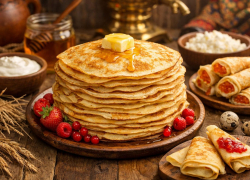 Румяное солнце на сковороде: идеальный блинный рецепт на Масленицу