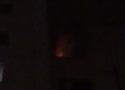 Опубликовано видео пожара, в котором погиб 23-летний воронежец