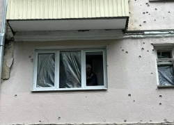 Последствия прилета БПЛА показал мэр Воронежа