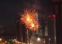 Воронежцы устроили салют и попали на видео во время опасности атаки БПЛА