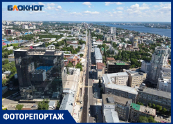 Пролетая над реновацией проспекта: как выглядит преображение главной воронежской улицы с высоты в сотни метров 