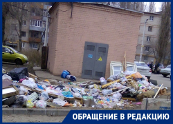 В помойный хаос превратилась улица в Воронеже