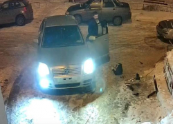 Пьяный водитель оставил кусок бампера на ограждении в одном из воронежских дворов