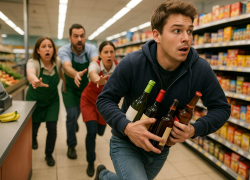 Три бутылки, один побег, ноль успеха: полиция Воронежа поймала «мамкиного бизнесмена» 