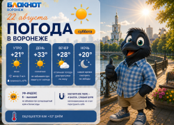 Достаём купальники: прогноз погоды в Воронеже