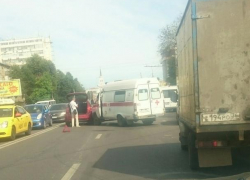 Авария со скорой помощью спровоцировала пробку в Воронеже