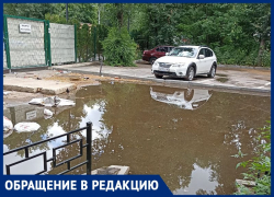 Двухлетнее дождевое озеро перманентно проверяет воронежцев на стойкость