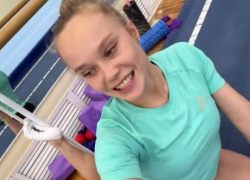 О заключительном рывке перед отдыхом от гимнастики заявила Ангелина Мельникова из Воронежа