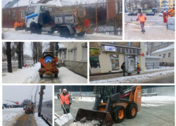 Мэрия Воронежа похвалилась своими комбинатами в рамках борьбы со снегом 