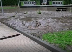 Центральный парк вышел из берегов в Воронеже