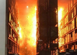 Миллиардный ущерб понес «Магнит» при пожаре под Воронежем