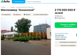 За 2,1 млрд рублей продается крупный маслозавод в Воронежской области