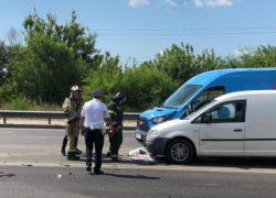 Массовое ДТП на воронежской окружной спровоцировало пробку