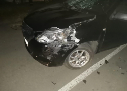 Двойное ДТП: Datsun сбил пешехода, выехал на встречку и протаранил Audi в Воронежской области 