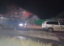 Женщина попала в больницу после столкновения двух иномарок в Воронежской области
