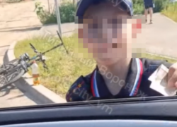 Хорошо, лапик, буду пристегиваться: диалог с мини-ДПСником попал на видео в Воронеже 