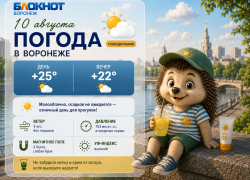 Похолодание до +15 ожидается в Воронеже: прогноз погоды
