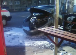 Последствия столкновения с наездом на пешехода сняли в Воронеже 