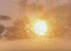 Момент поражения БПЛА на подлете к Воронежу попал на видео