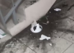 Не детские игры: подростки устроили тотальный разгром подъезда в Воронеже 