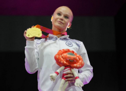 Воронежская красавица-гимнастка Ангелина Мельникова поделилась своим новым достижением