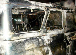 В Воронежской области в гараже сгорел УАЗик