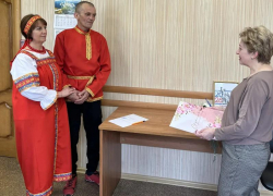 Свадьбу в русском народном стиле сыграли в Воронежской области