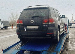 Опубликовано фото арестованного Volkswagen Touareg воронежского должника по штрафам