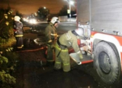 Вечером в Воронеже полыхал грузовой автомобиль 